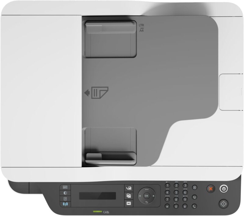 HP Laser MFP 137fnw Printer - Print, Copy, Scan, Fax - Black and white, Printer for Small Medium Business - Image 2