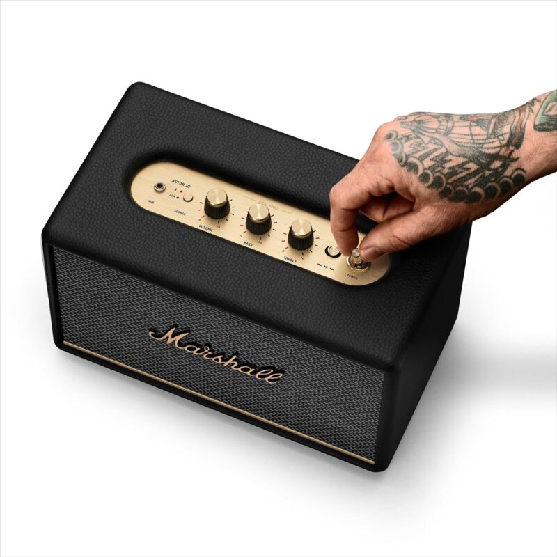 Marshall Acton III 60W Premium Home Wireless Speaker, Black - Image 4