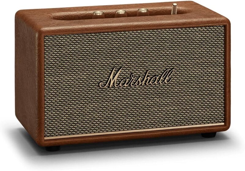 Marshall Acton III 60W Premium Home Wireless Speaker with Bluetooth 5.2 and Multiple Inputs - Enjoy signature Marshall sound | (Brown) - Image 4