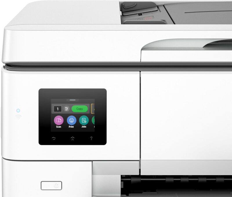 HP OfficeJet Pro 9720 Wide Format All-in-One Printer - Print, Scan, Copy,Wireless, Auto Document Feeder, Auto Duplex, Touchscreen, Quiet Mode; Input Capacity of up to 250 sheets - Image 5
