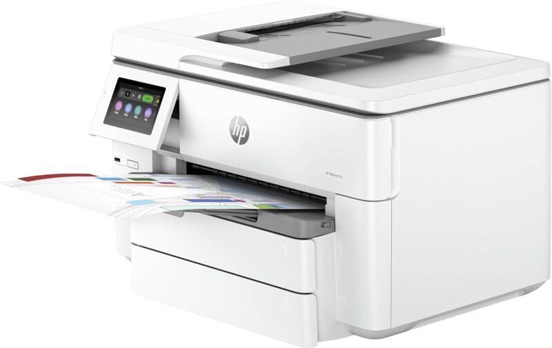 HP OfficeJet Pro 9730 Wide Format All-in-One Printer - Print, Copy, Scan, Wireless, Auto Document Feeder, Two-sided Printing & Scanning, Quiet Mode; Input Capacity of up to 500 sheets - Image 3