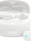 JBL Tune Buds 2 True Wireless Noise Cancellling Earbuds, Pure Bass Sound, Bluetooth 5.3, LE Audio, Smart Ambient, 6-Mic Technology, 48H Battery, Water and Dust Resistant - JBLTBUDS2WHT, White
