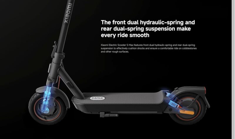 XIAOMI Electric Kick Scooter, Scooter - Xiaomi Electric Scooter 5 Max GL, for Commuting, Urban Transportation - Image 10
