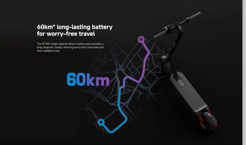 XIAOMI Electric Kick Scooter, Scooter - Xiaomi Electric Scooter 5 Max GL, for Commuting, Urban Transportation - Image 9