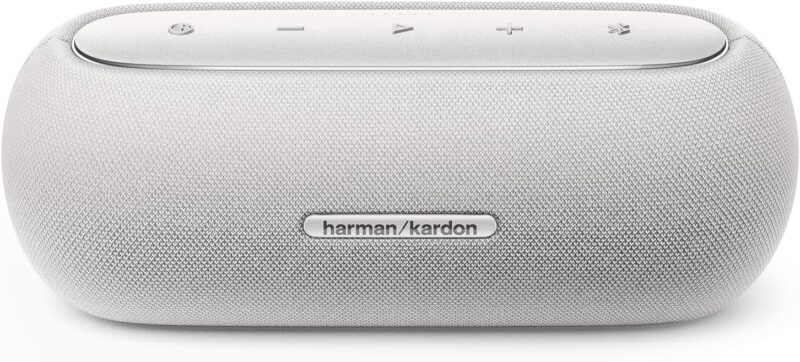 HARMAN KARDON LUNA ELEGANT PORTABLE BLUETOOTH SPEAKER WITH 12 HOURS OF PLAYTIME, Grey
