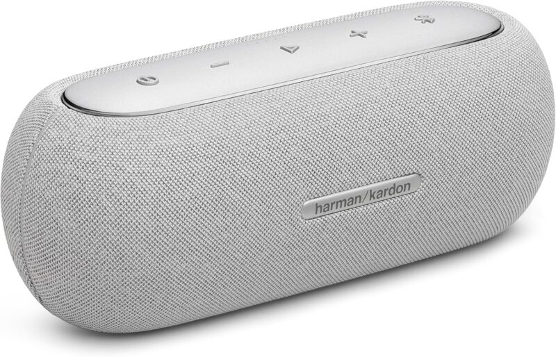 HARMAN KARDON LUNA ELEGANT PORTABLE BLUETOOTH SPEAKER WITH 12 HOURS OF PLAYTIME, Grey - Image 3