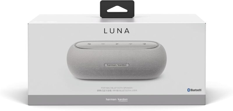 HARMAN KARDON LUNA ELEGANT PORTABLE BLUETOOTH SPEAKER WITH 12 HOURS OF PLAYTIME, Grey - Image 5