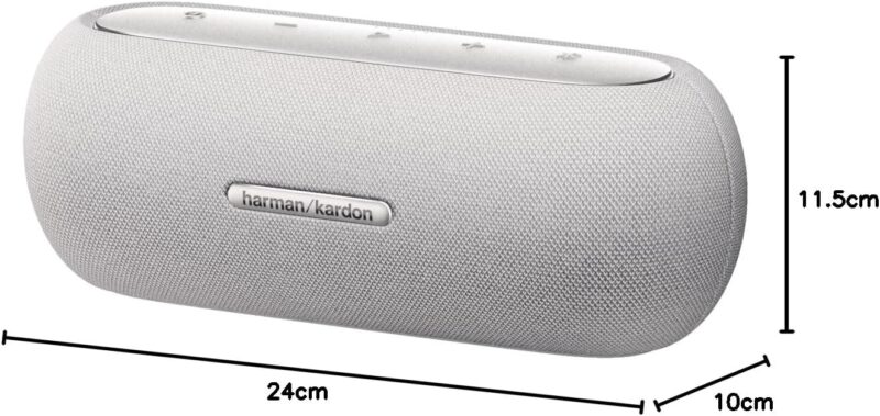 HARMAN KARDON LUNA ELEGANT PORTABLE BLUETOOTH SPEAKER WITH 12 HOURS OF PLAYTIME, Grey - Image 8