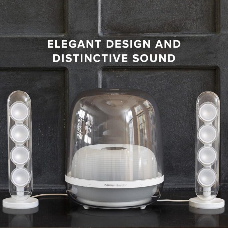Harman Kardon SoundSticks 4 Bluetooth Speaker System - White - Image 3