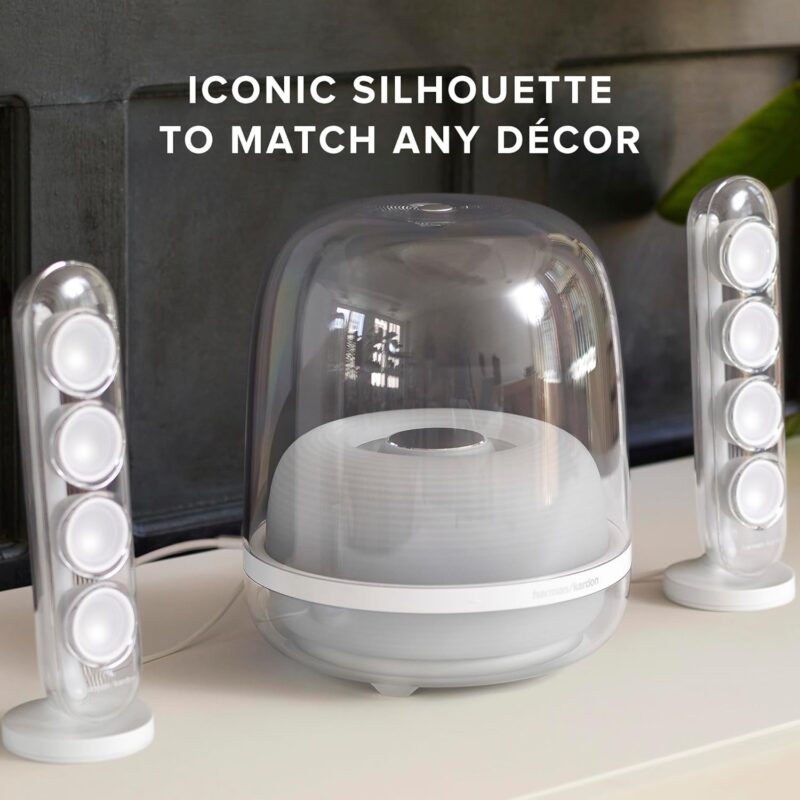 Harman Kardon SoundSticks 4 Bluetooth Speaker System - White - Image 4