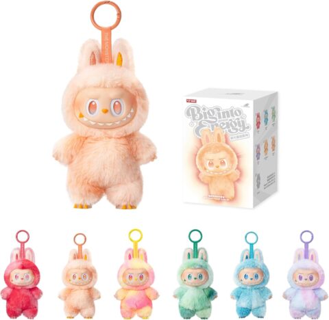 POP MART Labubu The Monsters Big into Energy Series-Vinyl Plush Pendant Blind Box, Blind Box Figures, Random Design Action Figures Collectible Toys Home Decorations, Single Box